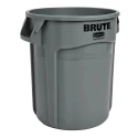 Rubbermaid Commercial Products BRUTE 75L Grey Polyethylene Waste Bin FG262000GRAY
