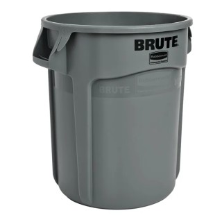 Rubbermaid Commercial Products BRUTE 75L Grey Polyethylene Waste Bin FG262000GRAY
