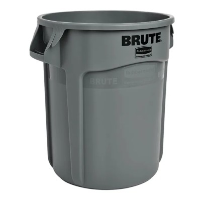Rubbermaid Commercial Products BRUTE 75L Grey Polyethylene Waste Bin FG262000GRAY
