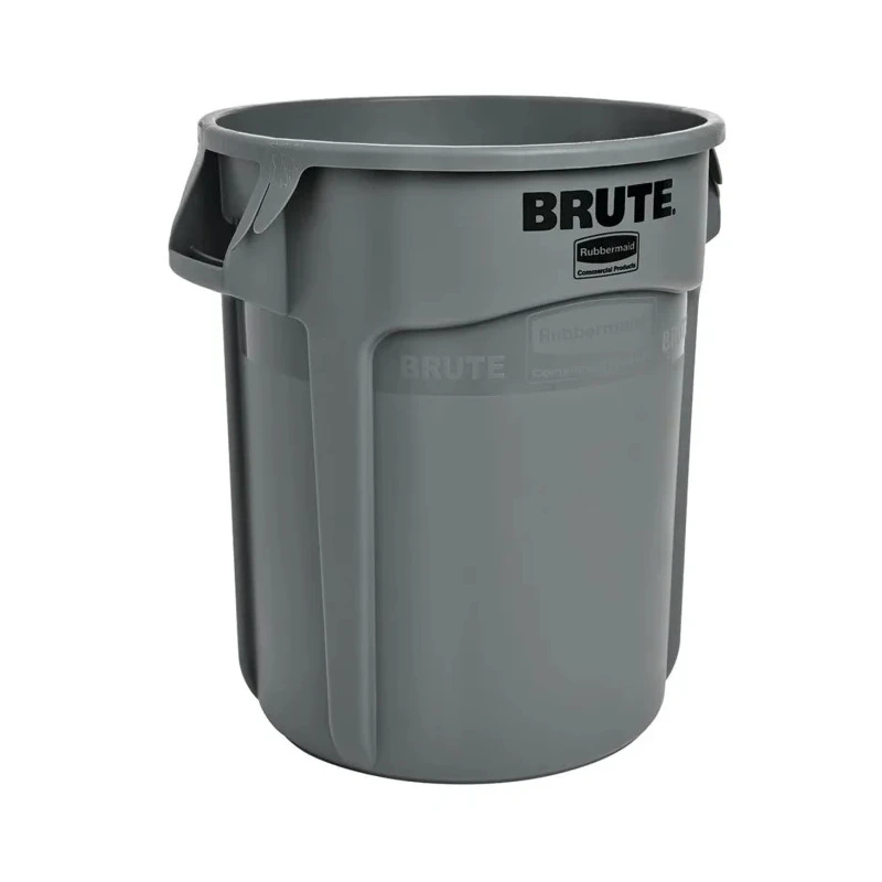 Rubbermaid Commercial Products BRUTE 75L Grey Polyethylene Waste Bin FG262000GRAY