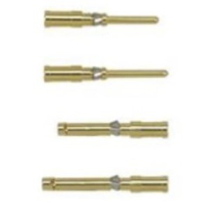 RS PRO Heavy Duty Power Connector Crimp Contact 1.5 mm, Female, RS-YK, Brass Gold-Plated, 10A, 500V, 0.14–0.34 mm² 181-1451