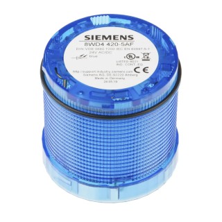Siemens SIRIUS Series Blue Flashing Light Element , LED, 24V AC/DC, IP65, Beacon, 70mm Base Diameter