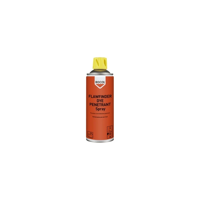 Rocol Flawfinder Leak & Flaw Detector Spray Penetrant, 520 ml Can, 63151
