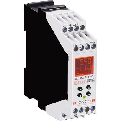 Dold Monitoring Relay DPDT DIN Rail, Adjustable Multifunction Timer, AC/DC24V+AC230V MK7830N.82 AC/DC24V+AC230V 0,02s-9999h