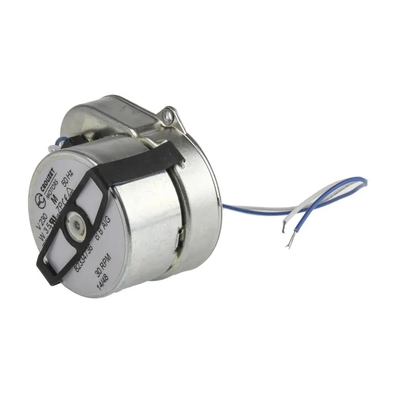 Crouzet Ovoid AC Geared Motor 3 W, 230V, Panel Mount, Clockwise, Synchronous, 30 rpm, 4mm Shaft, Model 82334736
