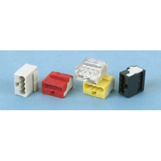 WAGO PCB Terminal Block 4-Contact 100V 6A Push-in Female Light Grey 243-304