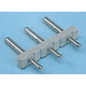 Wieland WIECON Series Pluggable Terminal Block 3-Contact 5 mm Pitch 1 Row Grey Male Solder Z5.530.0325.0
