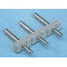 Wieland WIECON Series Pluggable Terminal Block 3-Contact 5 mm Pitch 1 Row Grey Male Solder Z5.530.0325.0