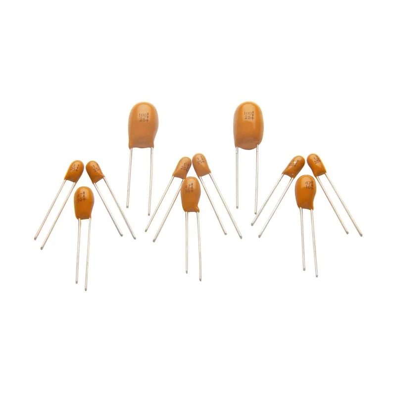 RS PRO Tantalum Electrolytic Capacitor 100nF 35V DC Through Hole, ±20% Tolerance, CB1V Series 181-4583