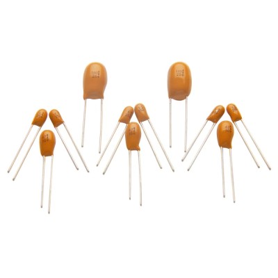 RS PRO Tantalum Electrolytic Capacitor 470nF 50V DC Through Hole CB Series 181-4605