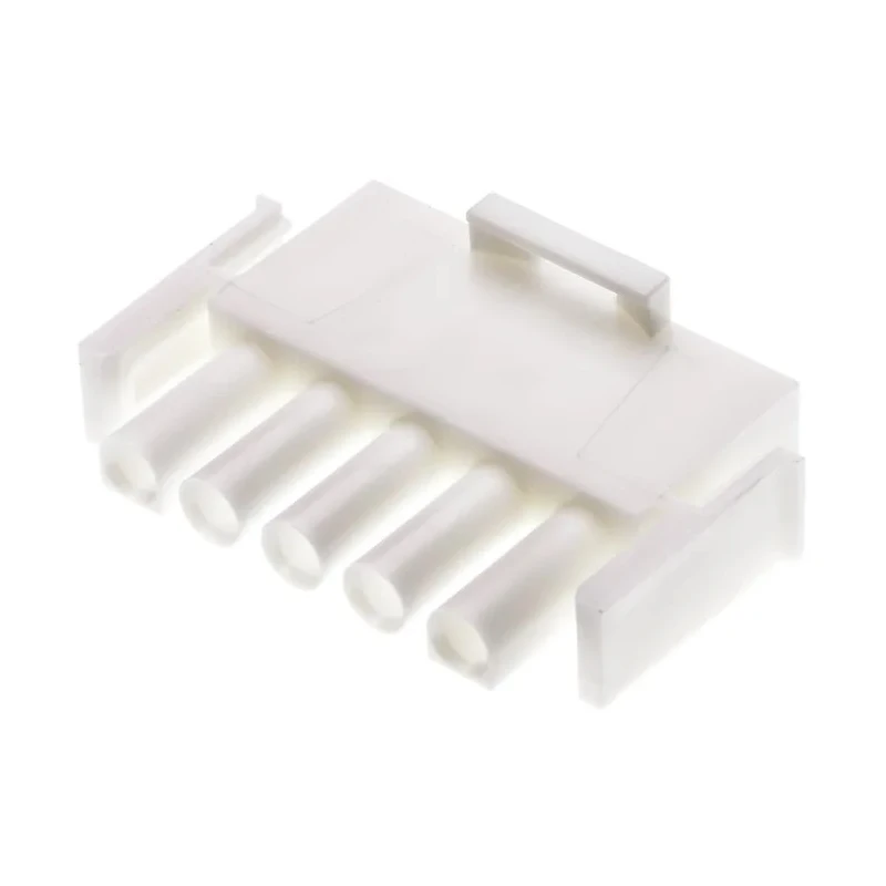 TE Connectivity Universal MATE-N-LOK Male Connector Housing 6.35 mm Pitch 5 Way 1 Row Straight 350809-1