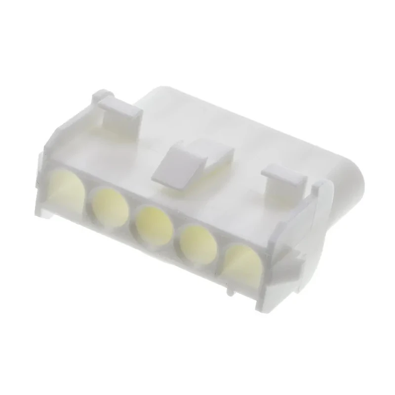 TE Connectivity Universal MATE-N-LOK Female Connector Housing, 5 Way, 1 Row, 6.35mm Pitch, Panel Mount, Nylon 350810-1