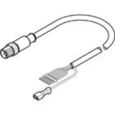 Festo Motor Cable NEBM Series for EPCO Electric Cylinders Straight Plug NEBM-SM12G8-E-7-Q5-LE6
