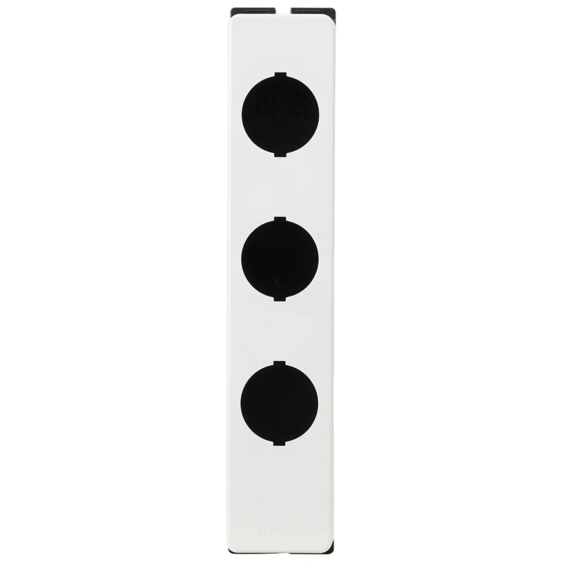 Eaton Push Button Enclosure 3 Hole, 30 mm Cutout, Surface Mount, Flat, M30 Series 197237 M30-FI3