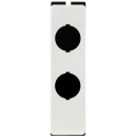 Eaton Push Button Enclosure 3 Hole, 30 mm Cutout, Surface Mount, Flat, M30 Series 197237 M30-FI3