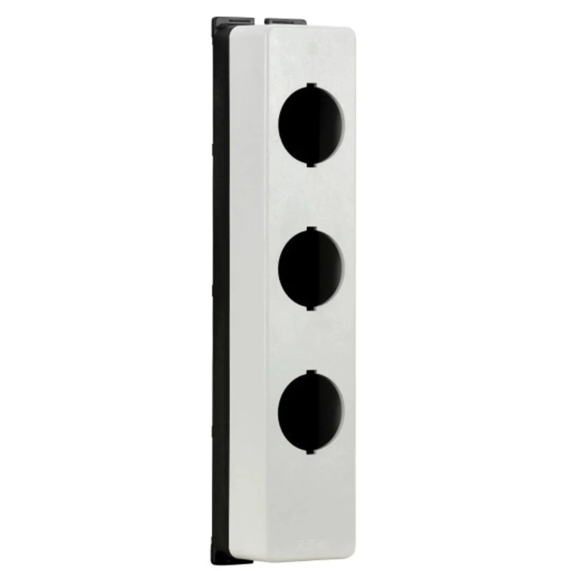 Eaton Push Button Enclosure 3 Hole, 30 mm Cutout, Surface Mount, Flat, M30 Series 197237 M30-FI3