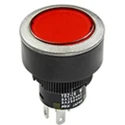 NKK Switches YB Series Illuminated Push Button Switch, On-On, Panel Mount, 15 mm Cutout, SPDT, IP65, 30V DC YB215CWCKW01