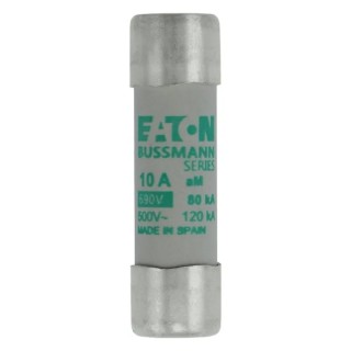 Eaton Ceramic Cartridge Fuse 10A 690V AC 14 x 51 mm AM Characteristic C14M10
