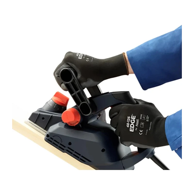 Ansell Edge Black Polyester Work Gloves, Size 9, Polyurethane Coating 48126090