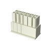 Amphenol Communications Solutions Minitek Pwr Male Connector Housing, 4.2 mm Pitch, 4 Way, 2 Row, Straight 10127815-04LF