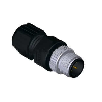 Amphenol Industrial Circular Connector Cable M12 Plug Male IP68 5 Contacts Glass Filled Nylon M Series M12B-05BMMA-SL8001