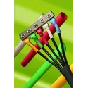 Alpha Wire Heat Shrink Tubing Black 25.4 mm Sleeve Diameter x 30.5 m Length 2:1 FIT Shrink Tubing Series F6001IN BK005