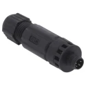 Amphenol Industrial Circular Connector 4 Contacts Cable M8 Plug Male IP67 SL7001 Series 