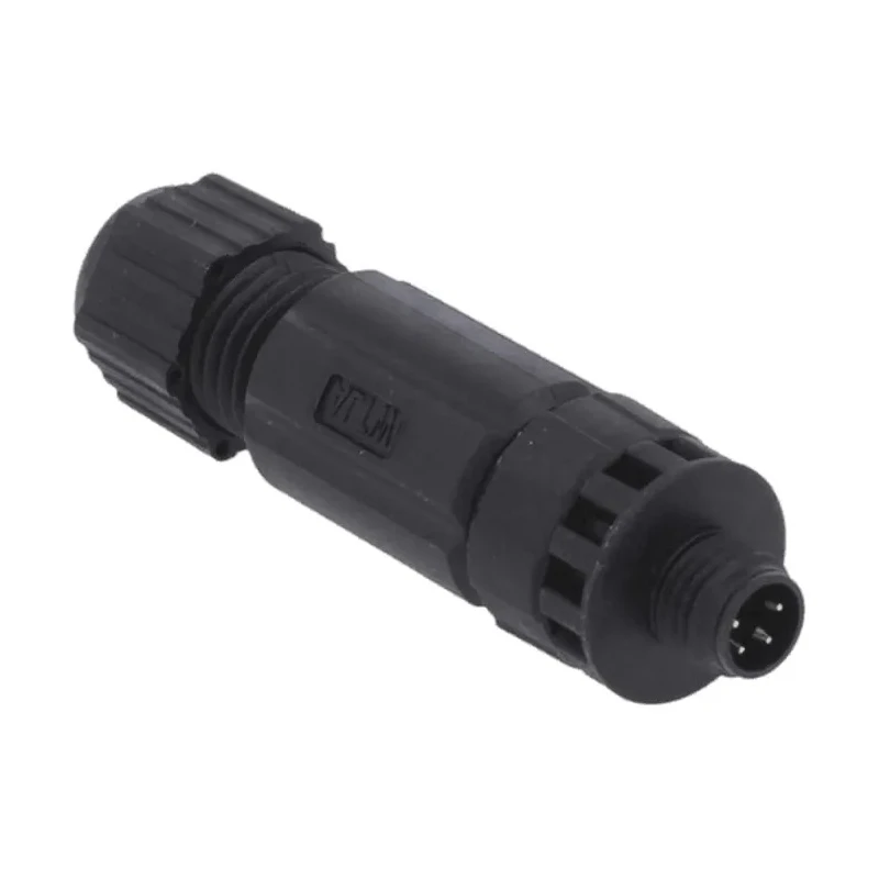 Amphenol Industrial Circular Connector 4 Contacts Cable M8 Plug Male IP67 SL7001 Series 