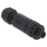 Amphenol Industrial Circular Connector 4 Contacts Cable M8 Plug Male IP67 SL7001 Series