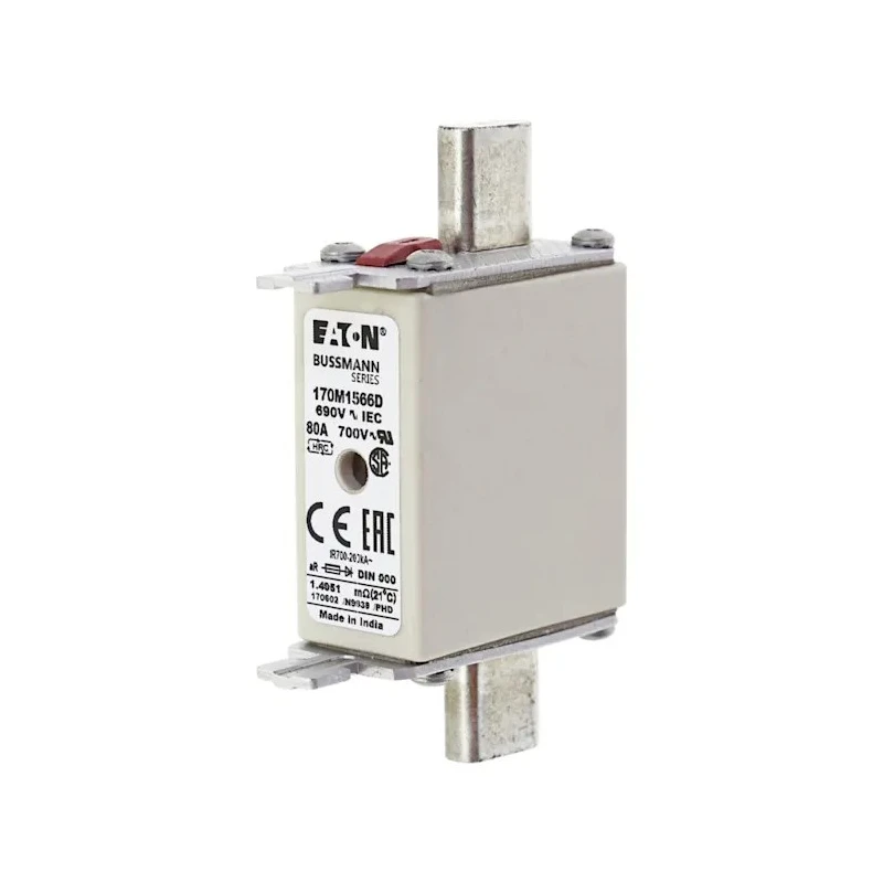 Eaton Blade Fuse 80A, 690V, aR High Rupture Capacity, 79mm x 51mm x 21mm 170M1566D