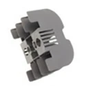 Eaton Rail Mount Fuse Holder, 160A, 3 Pole, 690V AC, DIN 35mm, NH Series, IP20, Thermoplastic Body TD00-IP20IC