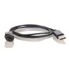 Amphenol Industrial USB Type A to USB Type C Cable, 1 m, Black, Male to Male, USB 2.0, Polyvinyl Chloride UC20ML-NAML-QA001
