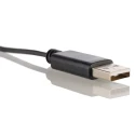 Amphenol Industrial USB Type A to USB Type C Cable, 1 m, Black, Male to Male, USB 2.0, Polyvinyl Chloride UC20ML-NAML-QA001