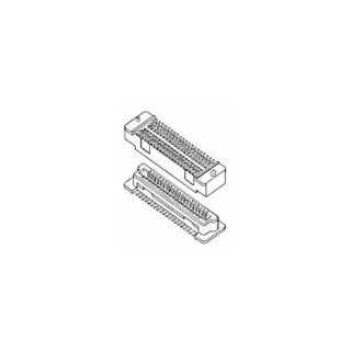 Amphenol Communications Solutions BergStak Series Straight Surface PCB Header 120 Contacts 0.8 mm Pitch 2 Row 61083-123402LF