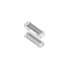 Amphenol Communications Solutions BergStak Series Straight Surface PCB Header 120 Contacts 0.8 mm Pitch 2 Row 61083-123402LF
