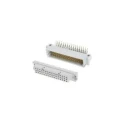 Amphenol Communications Solutions DIN 41612 48 Way Rack Connector, 2.54 mm Pitch, Through Hole, Solder 86093487313H55ELF