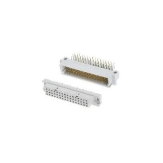 Amphenol Communications Solutions DIN 41612 Board Connector, 48 Way, 2.54 mm Pitch, Through Hole, Solder 86093488314H55V1LF