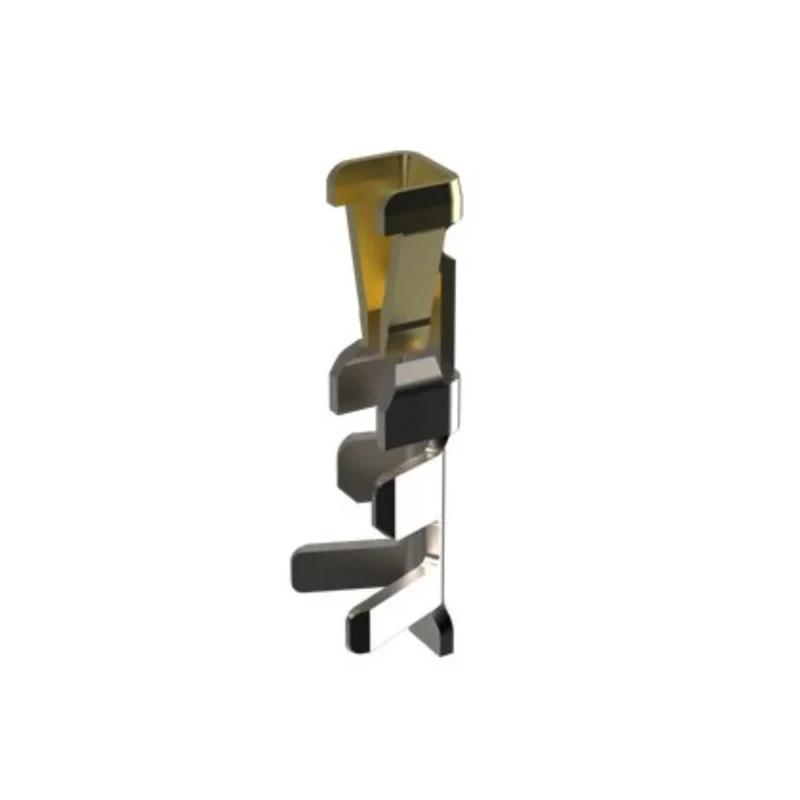Amphenol Communications Solutions Female Crimp Terminal, 2A, Gold Plating, Phosphor Bronze, 24–22 AWG, 10044403-101LF