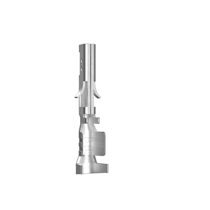Amphenol Communications Solutions Female Crimp Terminal, Gold Plated, Phosphor Bronze, Solder Type, 5A, 10127718-002PLF