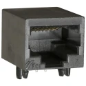 Amphenol Communications Solutions RJ45 Female Connector, Unshielded, Through Hole, Right Angle, Cat5/Cat3, 8 Way, 54602-908LF