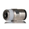 Legris LF3000 Series Pneumatic Fitting Male R 1/4 in Push-in 8mm Nickel Plated Brass 80°C LF3000