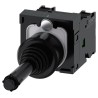 Siemens SIRIUS ACT Joystick Round, IP20/IP67/IP65, 10A, SPDT, Silver Alloy Contact, 22mm Handle 3SU1100-7BB10-1NA0