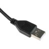 RS PRO IC Socket USB Cable 182-8485, Male USB Type A to Male USB Type A, USB 2.0, Black PVC, 5m