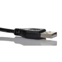 RS PRO IC Socket USB Cable, 1.8 Meter, Male USB Type A to Male Mini USB Type B, USB 2.0, Black, Polyvinyl Chloride, 182-8492
