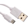 RS PRO IC Socket USB Cable Male USB Type A to Male Micro USB Type B 1.8m USB 2.0 White 182-8872