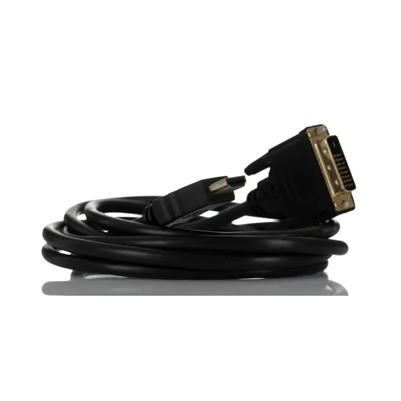 RS PRO 2 m HDMI to DVI-D Single Link Cable, Male to Male, 1080 Resolution, Black 182-8879