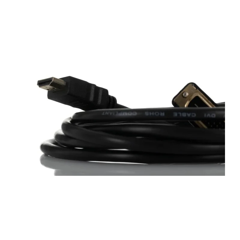 RS PRO 2 m HDMI to DVI-D Single Link Cable, Male to Male, 1080 Resolution, Black 182-8879