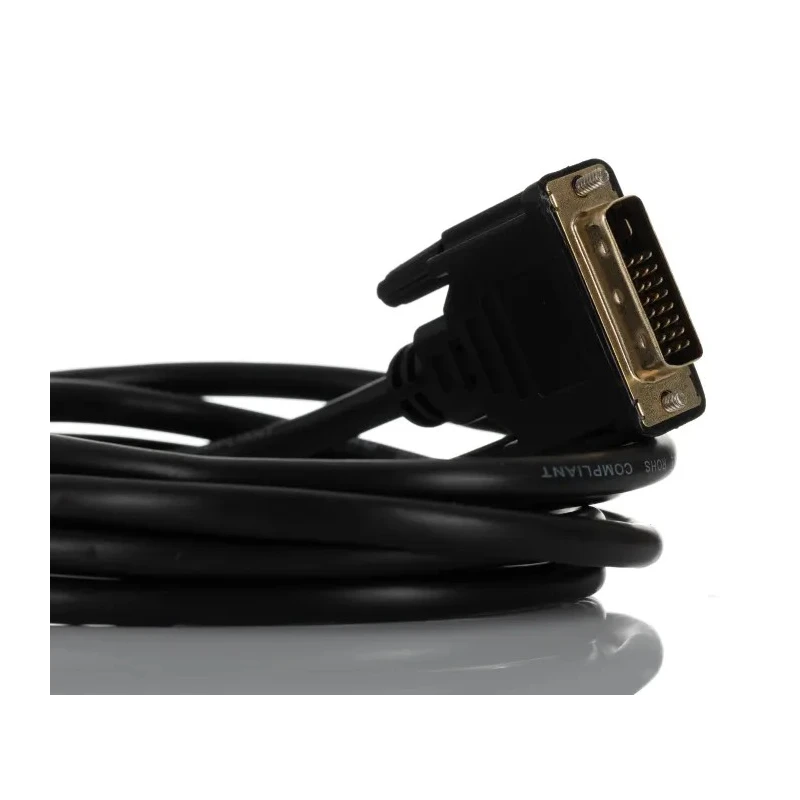 RS PRO 2 m HDMI to DVI-D Single Link Cable, Male to Male, 1080 Resolution, Black 182-8879
