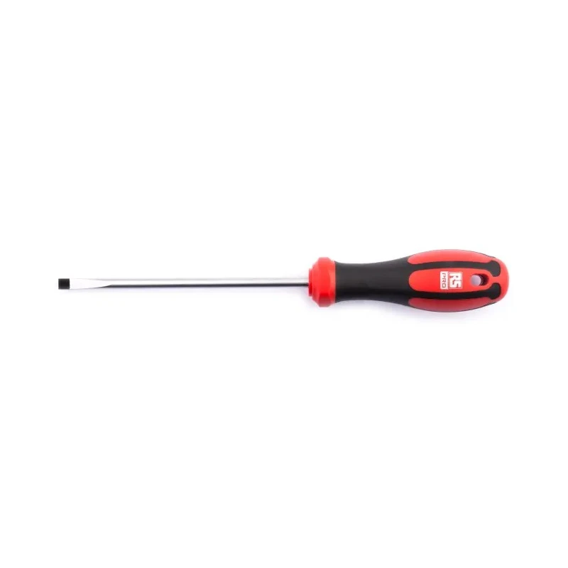 RS PRO Slotted Screwdriver, Cabinet Tip, Chrome Vanadium Molybdenum Steel, Insulated, 150 mm Blade, 250 mm Overall 182-9665