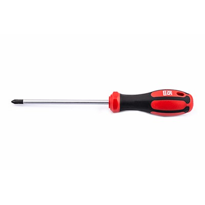 RS PRO Phillips Screwdriver Standard PH2 Tip Chrome Vanadium Molybdenum Steel Soft Grip 150mm Blade 260mm Overall 182-9693